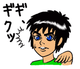 Man with a hot heart sticker #8007772