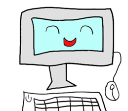 Black-white color sticker #8008047