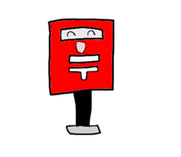 Black-white color sticker #8008065