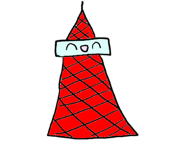 Black-white color sticker #8008072