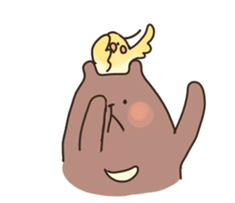 Mr.KUMATTA ~a delicate bear~ sticker #8008131