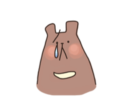 Mr.KUMATTA ~a delicate bear~ sticker #8008148