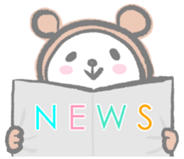 Kawaii Teddy Bear 3 (English ver.) sticker #8008204