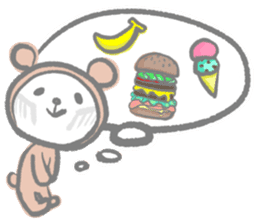 Kawaii Teddy Bear 3 (English ver.) sticker #8008210