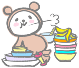 Kawaii Teddy Bear 3 (English ver.) sticker #8008211