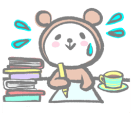 Kawaii Teddy Bear 3 (English ver.) sticker #8008218