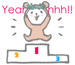 Kawaii Teddy Bear 3 (English ver.) sticker #8008224