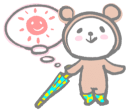 Kawaii Teddy Bear 3 (English ver.) sticker #8008226
