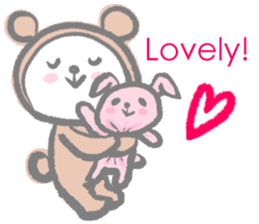 Kawaii Teddy Bear 3 (English ver.) sticker #8008233
