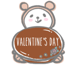 Kawaii Teddy Bear 3 (English ver.) sticker #8008243