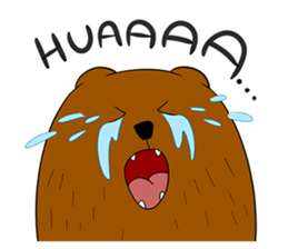 Boobaa Bear sticker #8008453