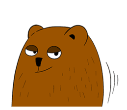 Boobaa Bear sticker #8008476