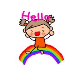 ORANGE chan Greeting ver.1 sticker #8008548