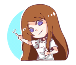 A-yu's & Lun's Student Routine sticker #8008764