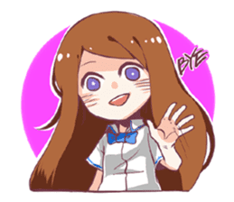 A-yu's & Lun's Student Routine sticker #8008765