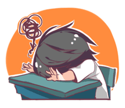 A-yu's & Lun's Student Routine sticker #8008766