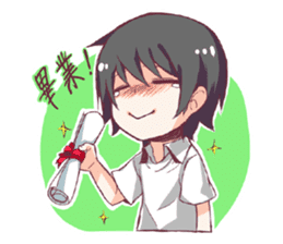 A-yu's & Lun's Student Routine sticker #8008785