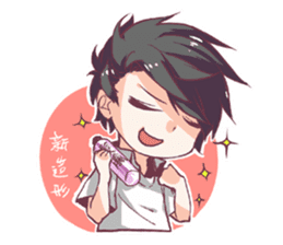 A-yu's & Lun's Student Routine sticker #8008799