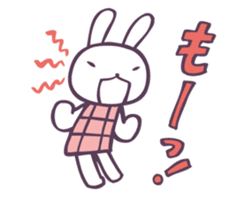 White Rabbit and Brown Bunny sticker #8009338