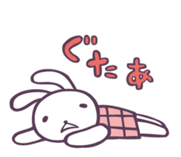 White Rabbit and Brown Bunny sticker #8009344