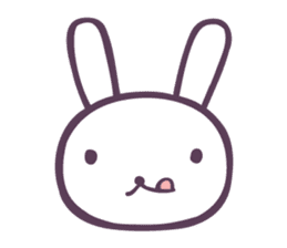 White Rabbit and Brown Bunny sticker #8009357