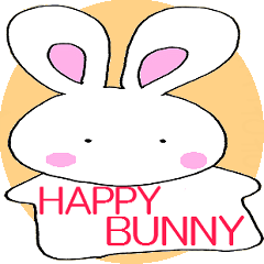 HAPPY POWER STONE BUNNY Sticker