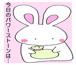 HAPPY POWER STONE BUNNY Sticker sticker #8009565