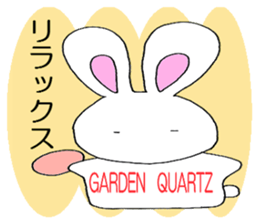 HAPPY POWER STONE BUNNY Sticker sticker #8009579