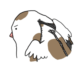 A Mass of Bengalese Finches sticker #8009842