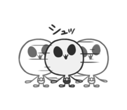 Aggression! Gray sticker #8009950