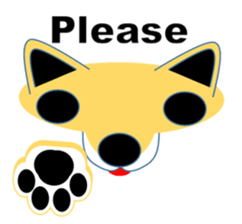 Shiba-Inu POM english ver. sticker #8009990