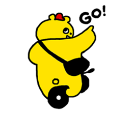 Postal bear sticker #8010249