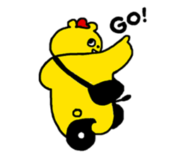 Postal bear sticker #8010249