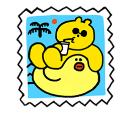 Postal bear sticker #8010270