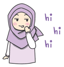 Aleena cute hijab sticker #8010726