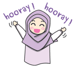 Aleena cute hijab sticker #8010727