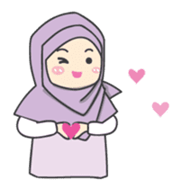 Aleena cute hijab sticker #8010737