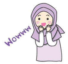 Aleena cute hijab sticker #8010743