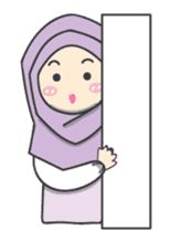 Aleena cute hijab sticker #8010753
