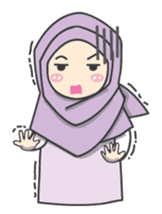 Aleena cute hijab sticker #8010754