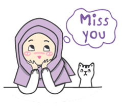 Aleena cute hijab sticker #8010757