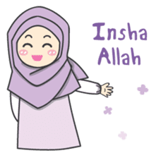 Aleena cute hijab sticker #8010762