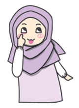 Aleena cute hijab sticker #8010763