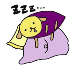Sweet potato dog sticker #8011748