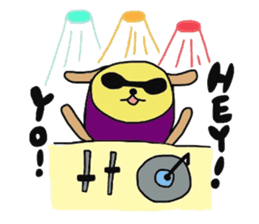 Sweet potato dog sticker #8011749