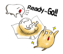 Ms. Red Bean Mochi sticker #8012086