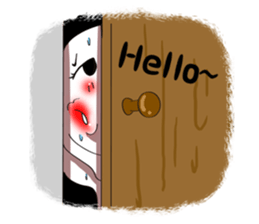 Ms. Red Bean Mochi sticker #8012087