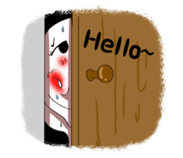 Ms. Red Bean Mochi sticker #8012087