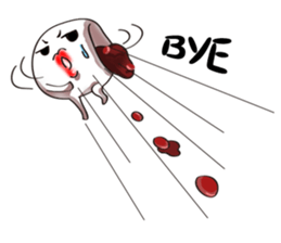 Ms. Red Bean Mochi sticker #8012100