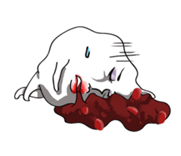 Ms. Red Bean Mochi sticker #8012102